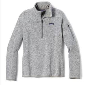 Patagonia Better Sweater Quarter-Zip Fleece Pullover - Women’s Birch White Small